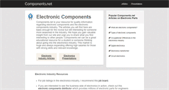 Desktop Screenshot of components.net